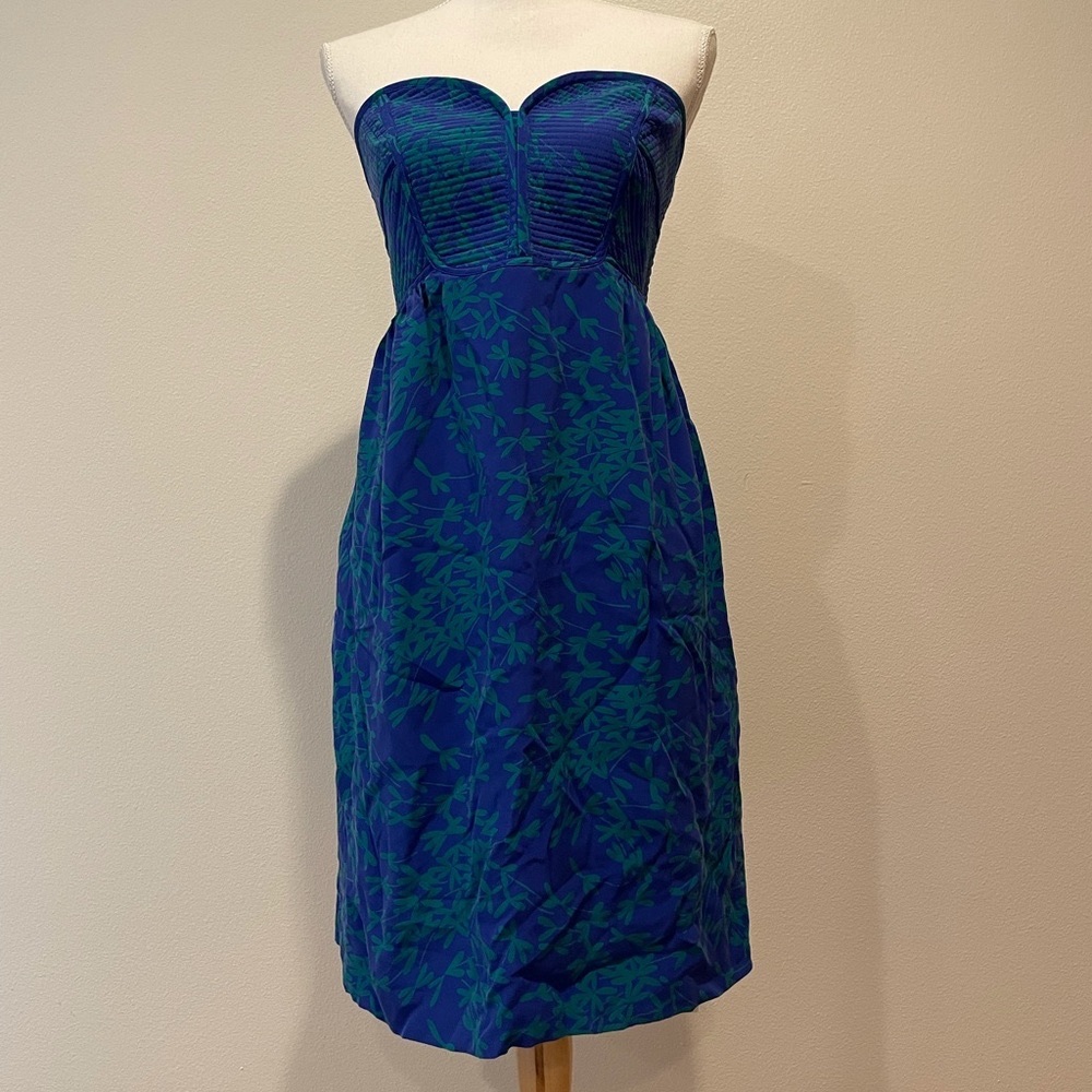 Anthropologie dress - silk. Amazing construction with pockets!